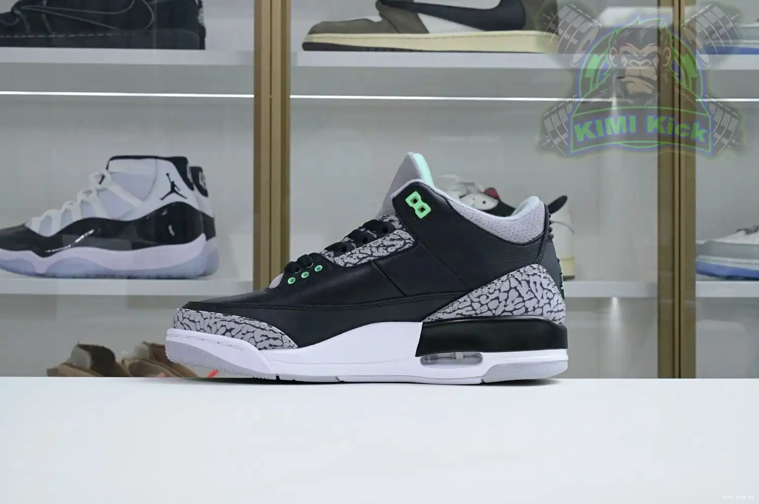 Green Glow Jordan Kimikick Air 3 0721